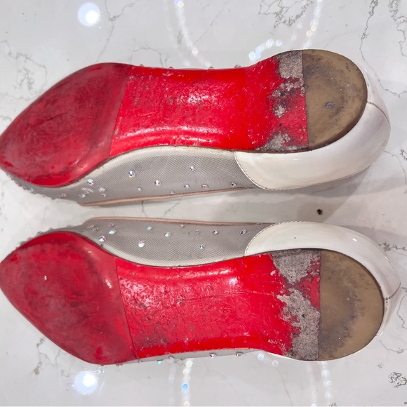 Christian Louboutin Follies Strass Flats, size 37 - Picture 12 of 14